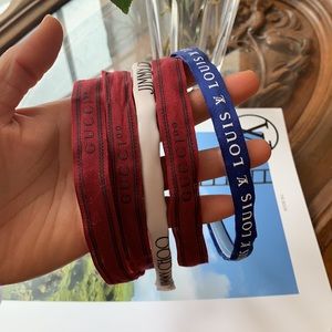 15$ each Authentic Ribbons made into the headbands, new